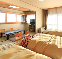 和室6帖+3シモンズベッドi3サムネイル