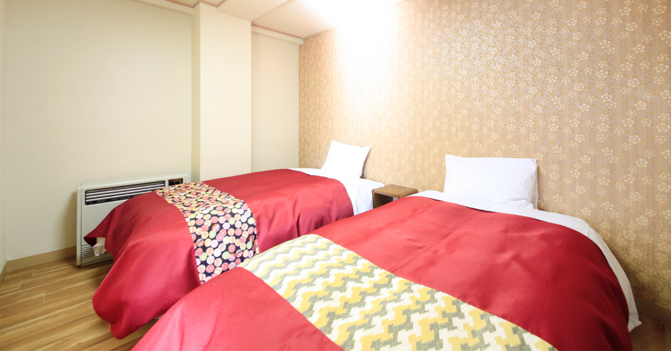 和室12帖+2シモンズベッドf3