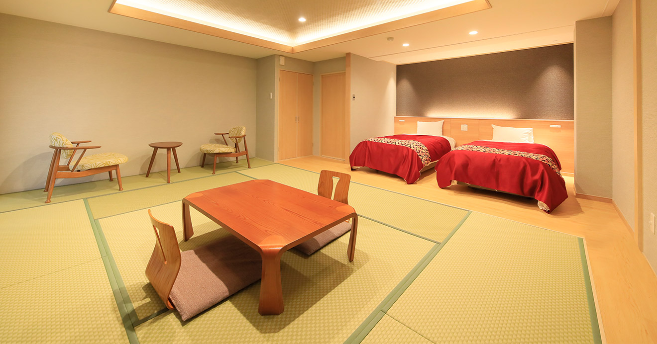 和室12帖+2シモンズベッドR3